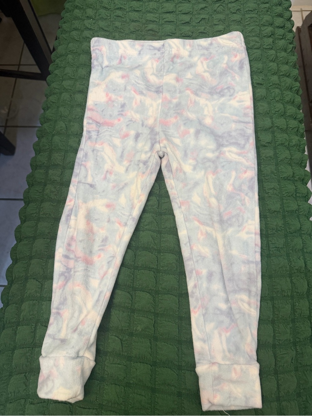 Calvin Klein Kids Pastel Marble Leggings - Pink, Blue & White